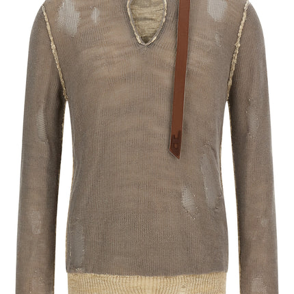Diesel Gray Cotton Cardigan