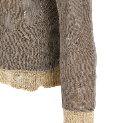 Diesel Gray Cotton Cardigan