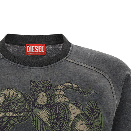 Diesel Gray Cotton Sportswear
