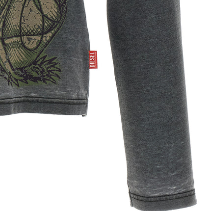 Diesel Gray Cotton Sportswear