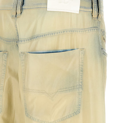 Diesel Beige Lyocell Jeans Denim