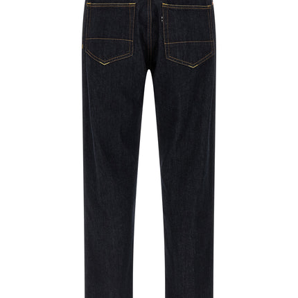 Department 5 Blue Cotton Straight-Leg Jeans