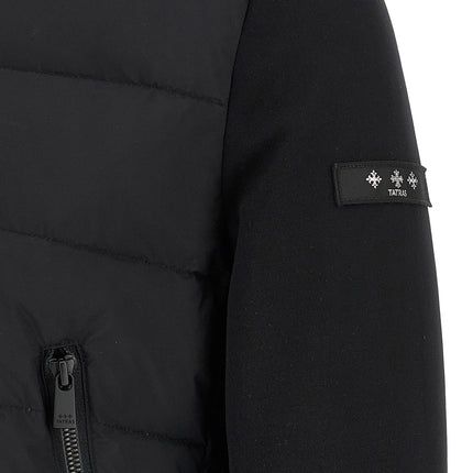 Tatras Black Nylon Full-Length Jacket