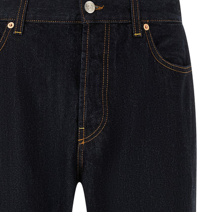Department 5 Blue Cotton Straight-Leg Jeans