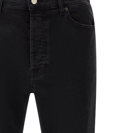 Department 5 Black Cotton Cropped Jeans