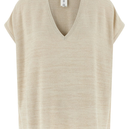 Fabiana Filippi Gold Cotton Cardigan