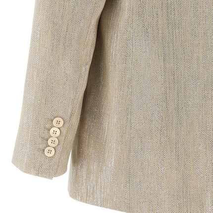 Peserico Beige Viscose Blazer