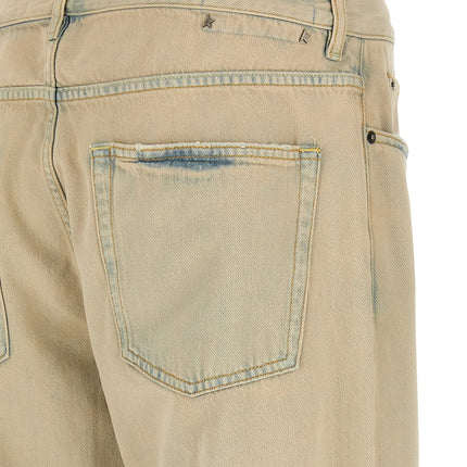 Golden Goose Beige Cotton Jeans Denim