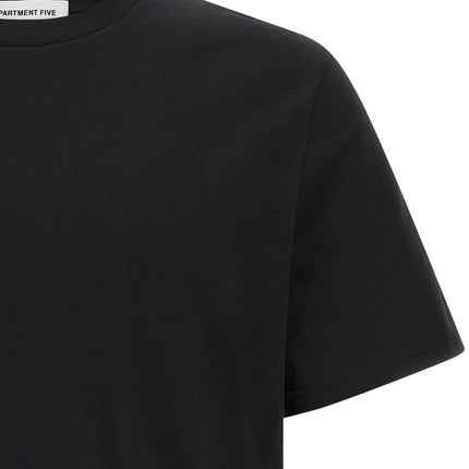 Department 5 Black Organic Cotton T-Shirt
