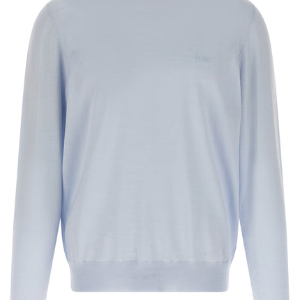 Hugo Boss Blue Virgin Wool Cardigan
