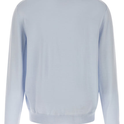 Hugo Boss Blue Virgin Wool Cardigan