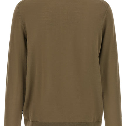 Hugo Boss Bicolor Virgin Wool Polo Shirt