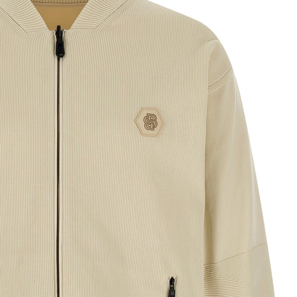 Hugo Boss Beige Polyamide Bomber