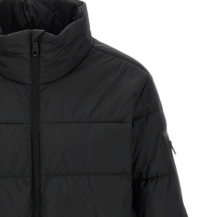 Hugo Boss Black Polyester Full-Length Jacket