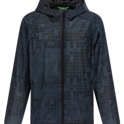 Hugo Boss Blue Rubber Shell Jacket