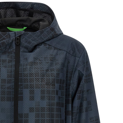 Hugo Boss Blue Rubber Shell Jacket
