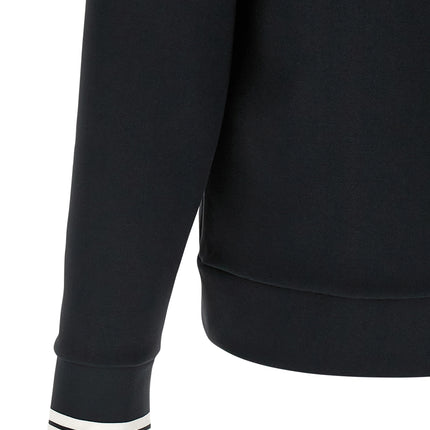 Hugo Boss Blue Cotton Sweatshirt