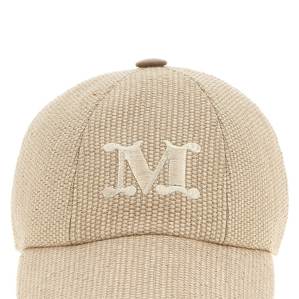 Max Mara Beige Cotton Cap (Baseball Hat)