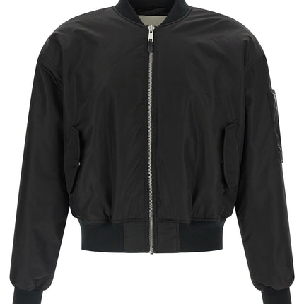 Entire Studios Black Nylon Bomber
