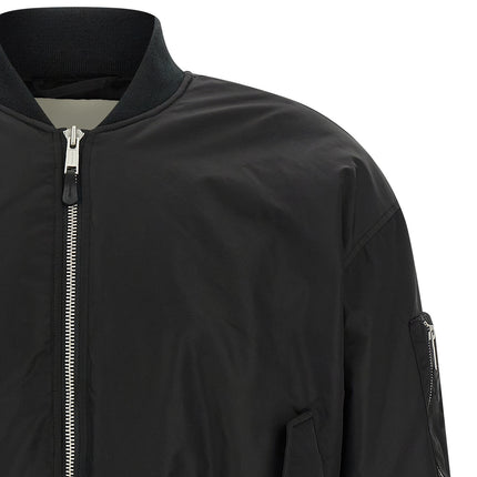 Entire Studios Black Nylon Bomber