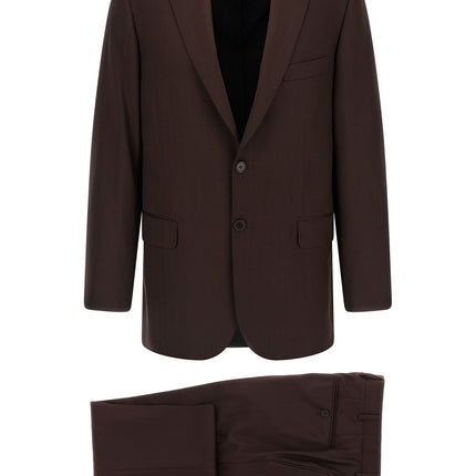 Brioni Brown Wool Two-Piece Suit