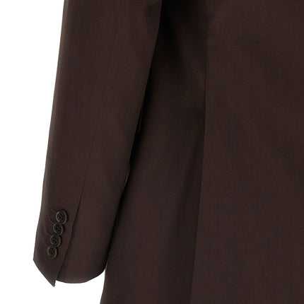 Brioni Brown Wool Two-Piece Suit