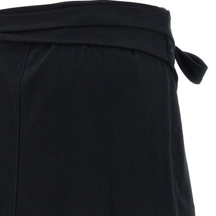 Isabel Marant Black Cotton Long Skirt