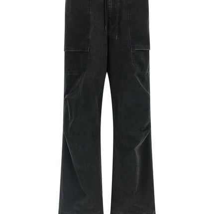 Entire Studios Black Cotton Cargo Pants