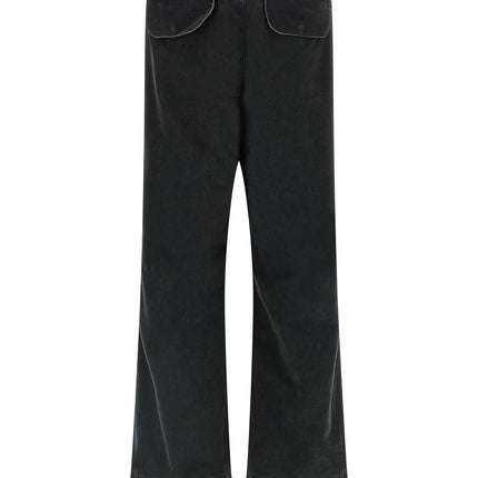 Entire Studios Black Cotton Cargo Pants