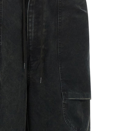 Entire Studios Black Cotton Cargo Pants