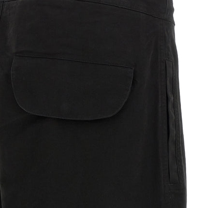 Entire Studios Black Cotton Cargo Pants