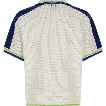 Casablanca White Cotton Blouse