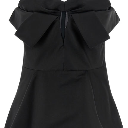 Alexander McQueen Black Polyester Tank Tops