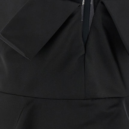 Alexander McQueen Black Polyester Tank Tops