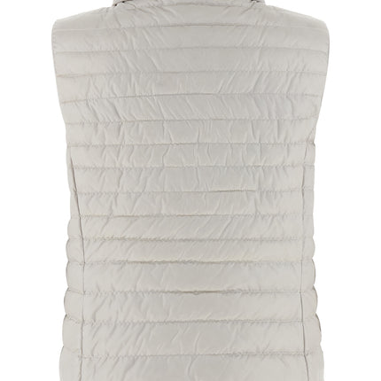 MooRER Beige Polyester Sleeveless Jacket