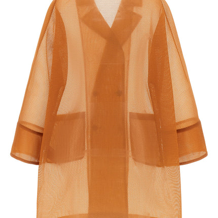 Herno Orange Polyester Coat