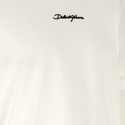 Dolce & Gabbana White Cotton T-Shirt