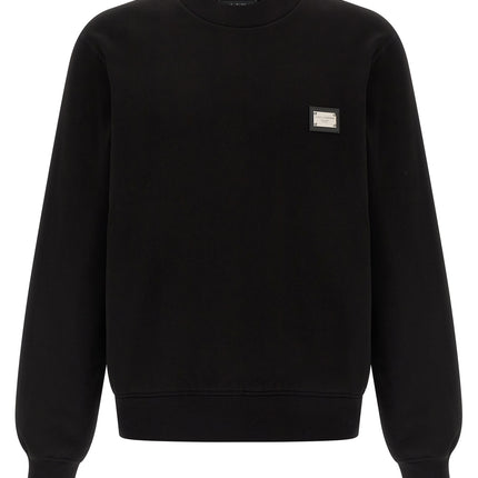 Dolce & Gabbana Black Cotton Sweatshirt