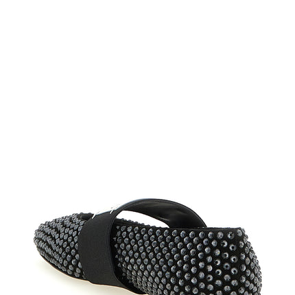 Givenchy Black Calfskin Ballet Flats