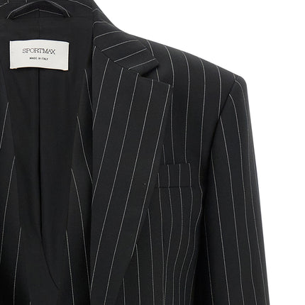 Sportmax Black Wool Blazer