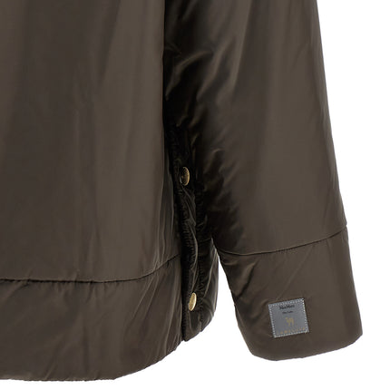 Max Mara Brown Polyester Shell Jacket