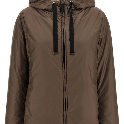 Max Mara Brown Polyester Full-Length Jacket