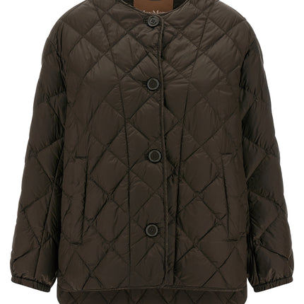Max Mara Brown Polyamide Full-Length Jacket