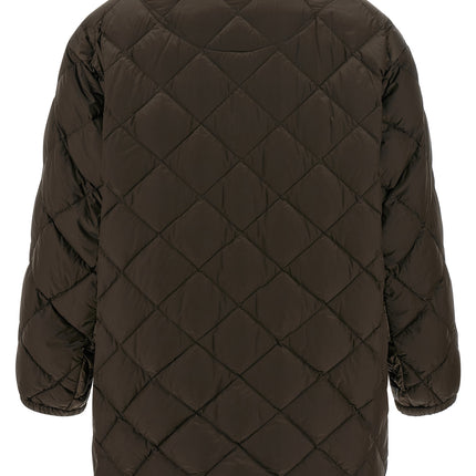 Max Mara Brown Polyamide Full-Length Jacket