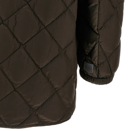 Max Mara Brown Polyamide Full-Length Jacket