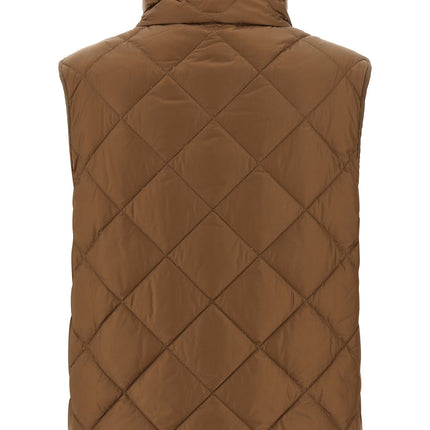 Max Mara Brown Polyamide Sleeveless Jacket
