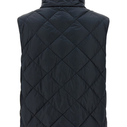 Max Mara Blue Polyamide Sleeveless Jacket