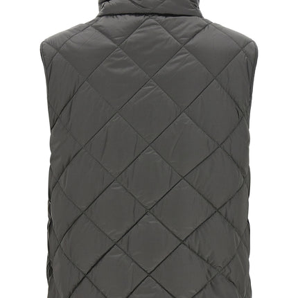 Max Mara Gray Polyamide Sleeveless Jacket