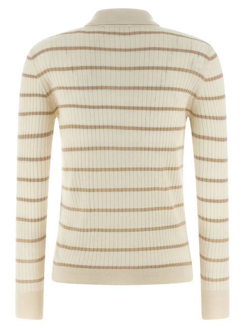 Max Mara Beige Cashmere Polo Shirt