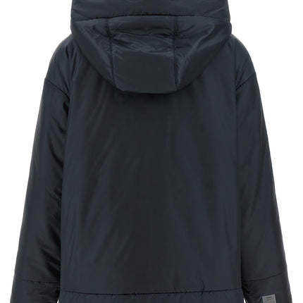 Max Mara Blue Polyester Shell Jacket